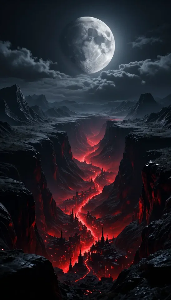 луна