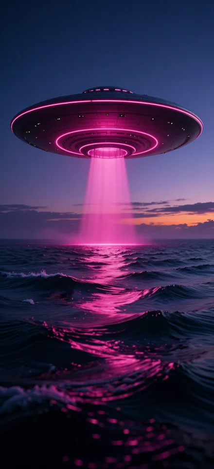 в море